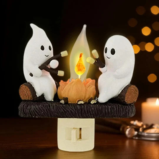 Halloween Ghost Campfire Night Light