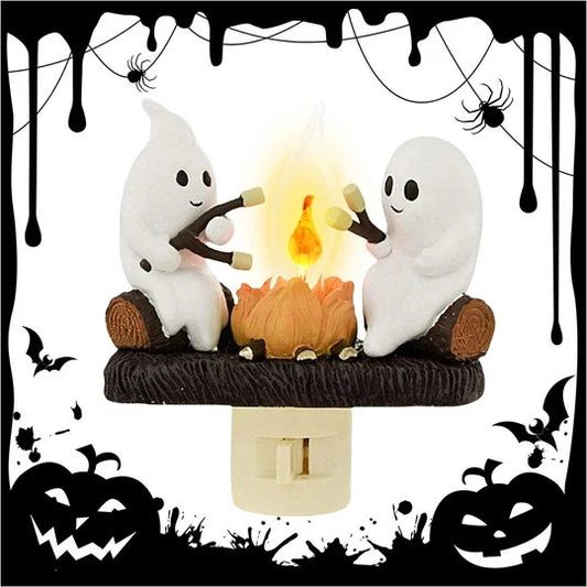 Halloween Ghost Campfire Night Light