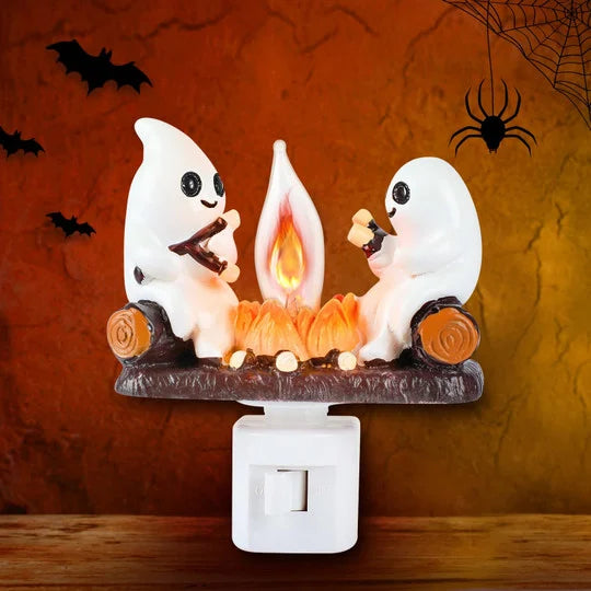 Halloween Ghost Campfire Night Light