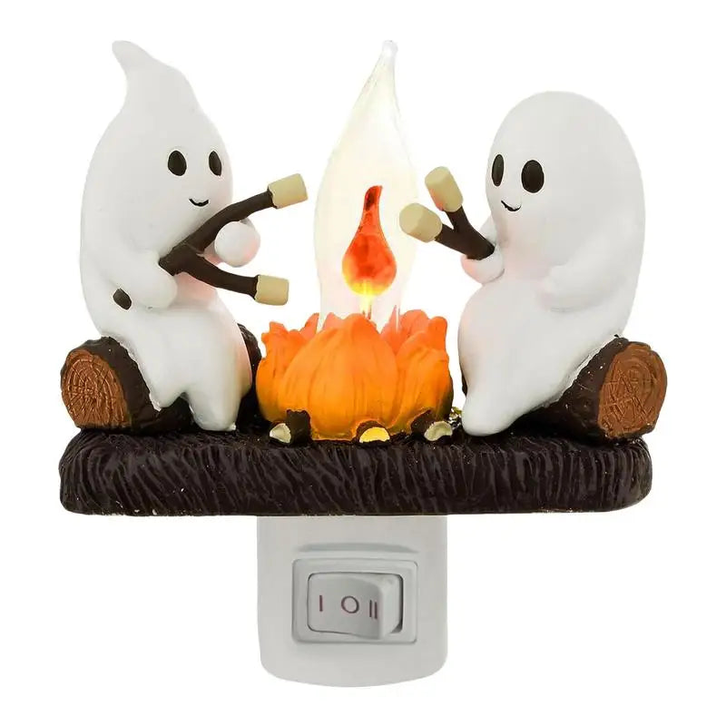 Halloween Ghost Campfire Night Light