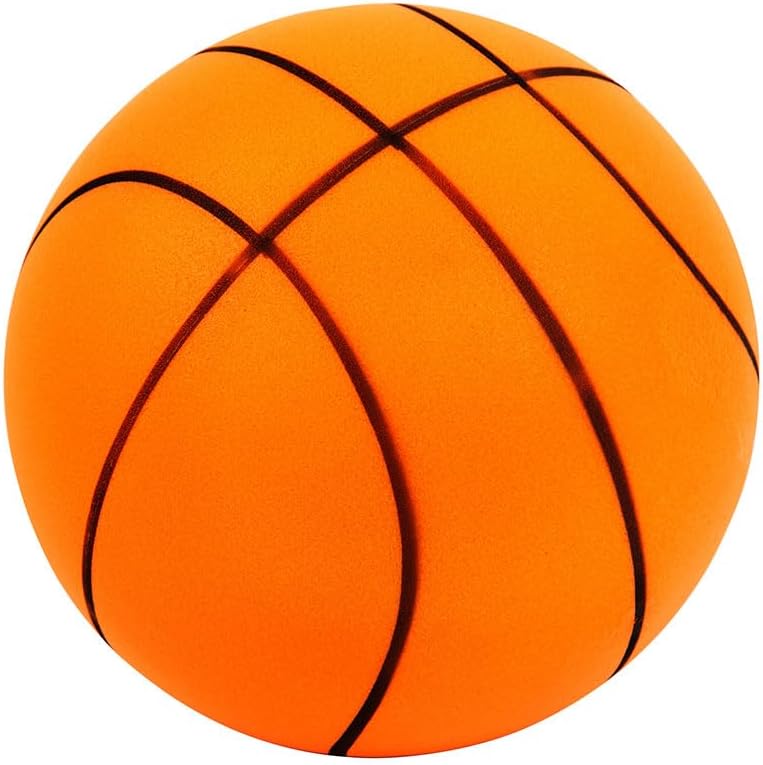 Silent High Density Foam Sports Ball Indoor Mute Basketball Soft Elastic Ball Children Sports Toy Games