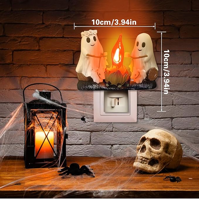 Halloween Ghost Campfire Night Light