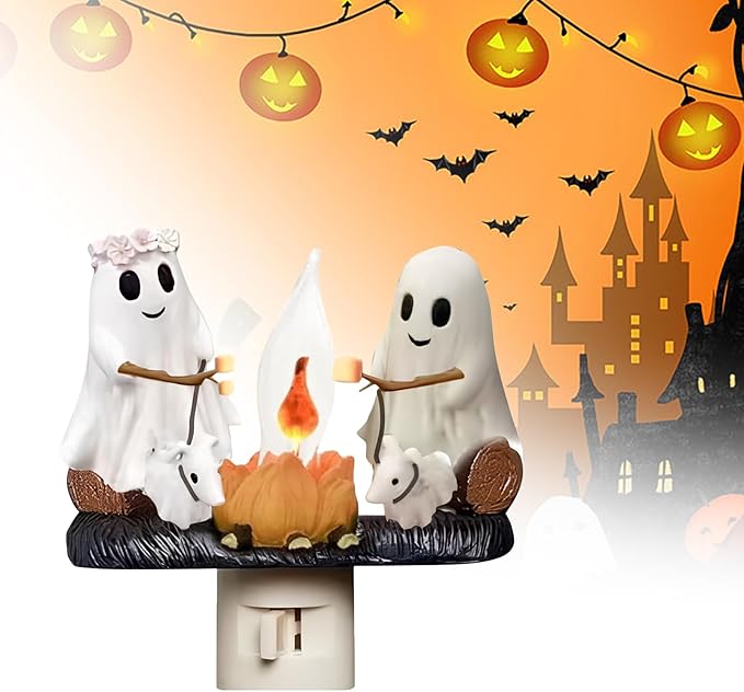 Halloween Ghost Campfire Night Light