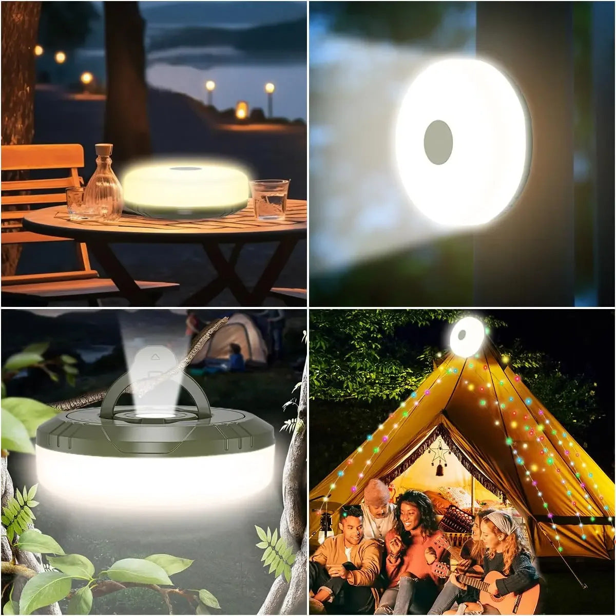 Camping Lights Multifunctional String Lantern with String Light