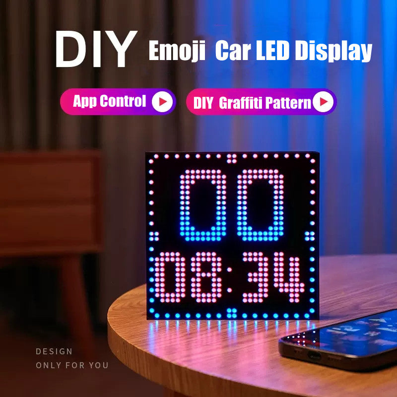 Smart Screen 5 Inch High-Resolution Pixel RGB Car LED Display Screen